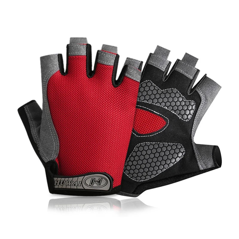 Unisex Fingerless Anti-Slip Breathable Cycling Gloves