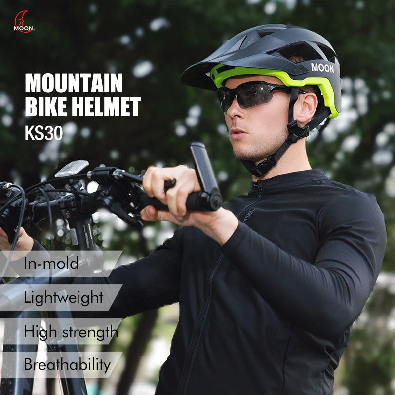 Adult Lightweight Cycling Helmet with Detachable Brim