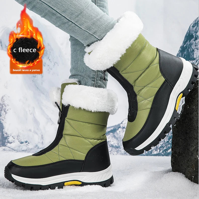2025 New Women's Fur Snow Boots