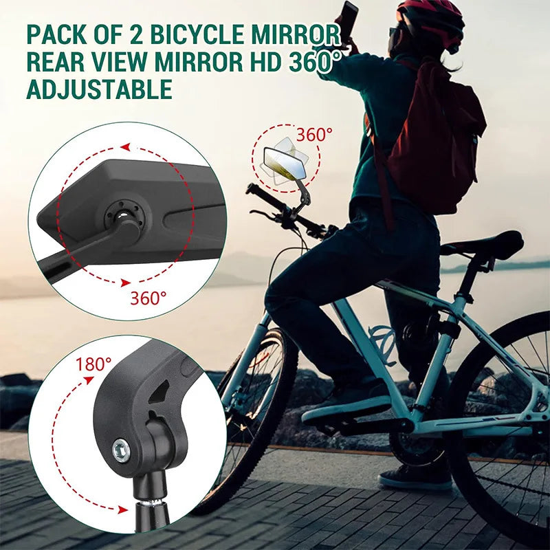 Bike Mirror with Reflector