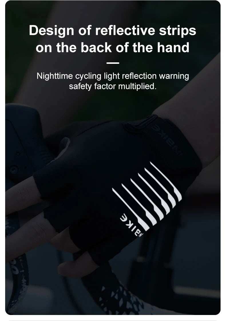 INBIKE Shock‑Absorbing Gel Pad Cycling Gloves