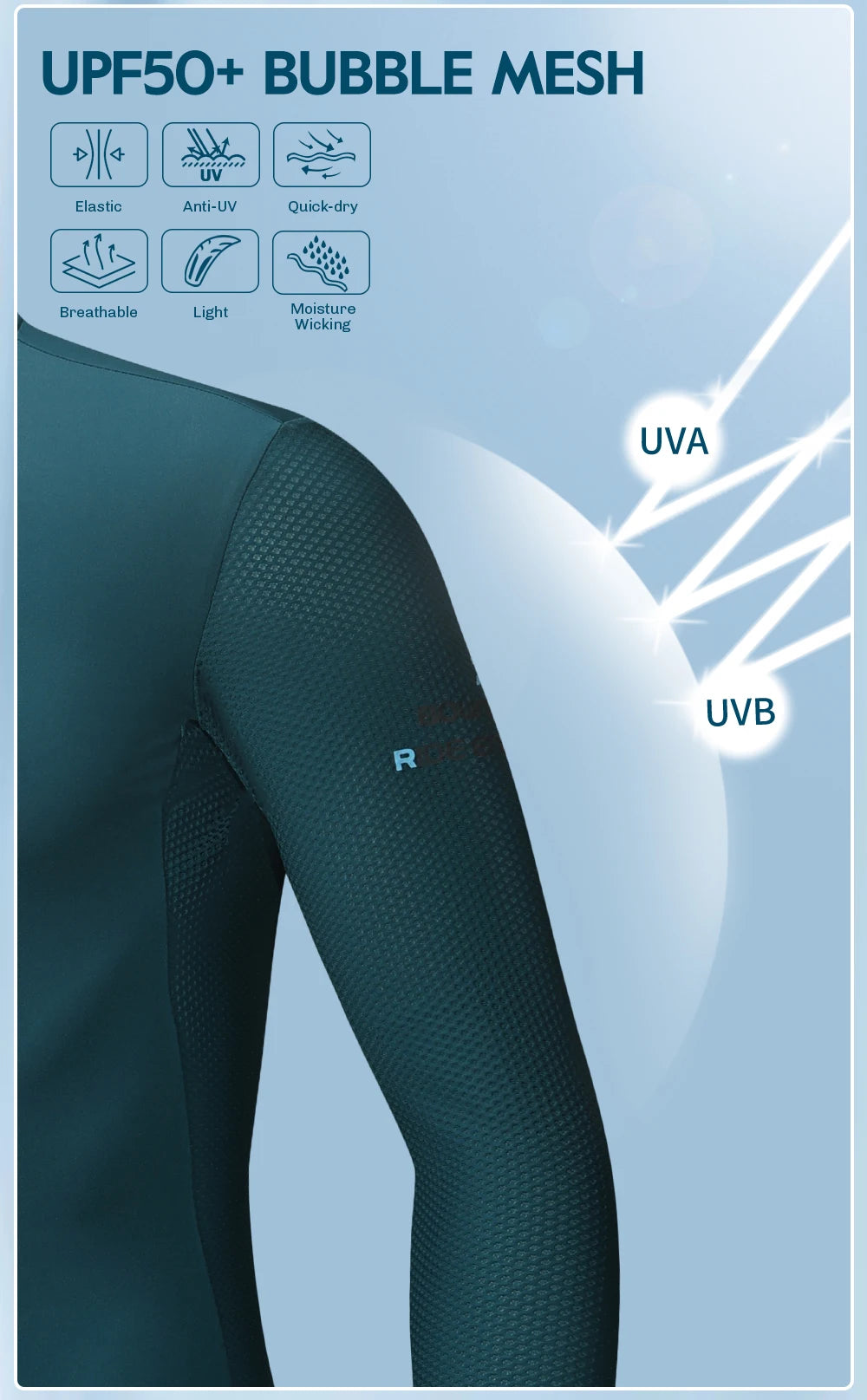 ZRSE UPF 50+ Long Sleeve Cycling Jersey – Slim Fit