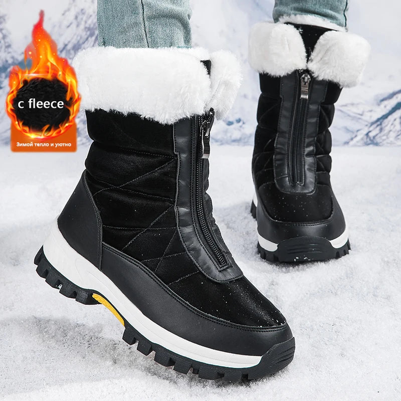 2025 New Women's Fur Snow Boots
