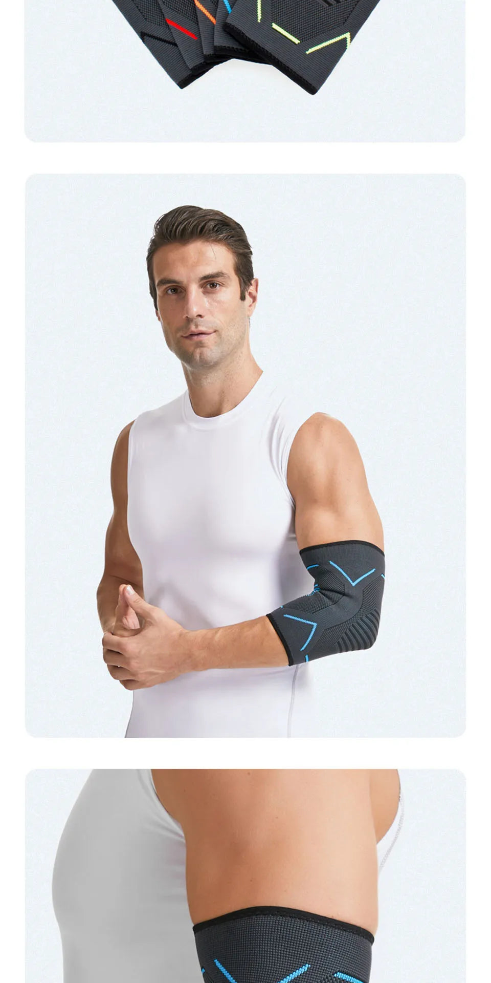 AOLIKES Arm Support Brace for Tendonitis, Tennis & Golfer’s Elbow