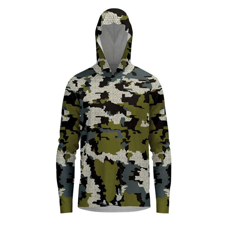 Men's UPF 50+ Fishing Hoodie Shirt