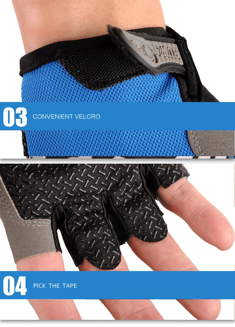 Breathable Half Finger Cycling & Fitness Gloves
