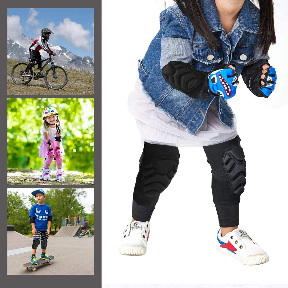 Kids Knee and Elbow Pads Set