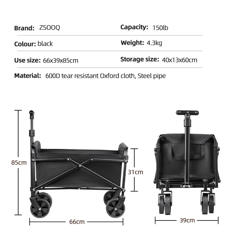 Heavy-Duty Folding Utility Cart
