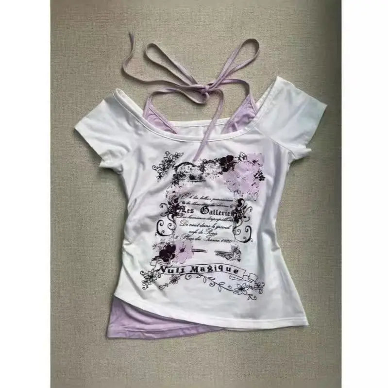 Subculture Y2K Punk Vintage T-Shirt for Women