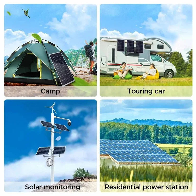 Solar Panel Kit – 12V Portable Power System