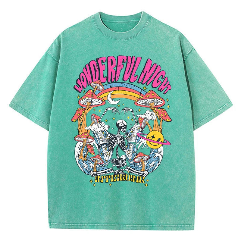 Women's Skeleton Butterfly Oversized T-Shirt