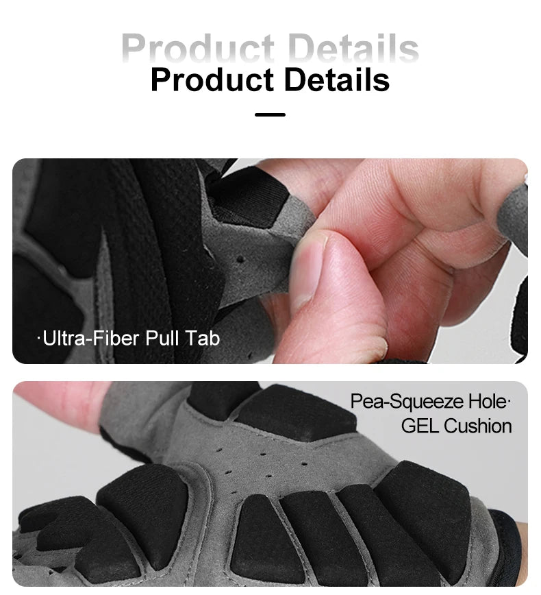 INBIKE Shock‑Absorbing Gel Pad Cycling Gloves