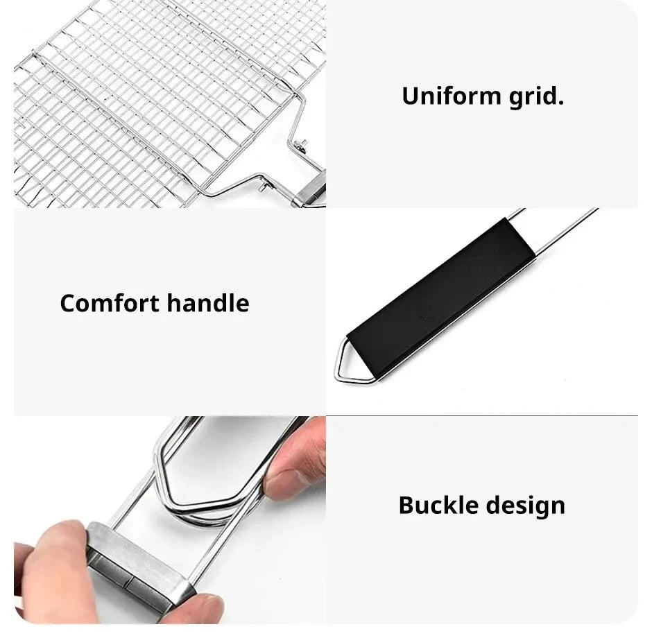 Stainless Steel BBQ Mesh Basket
