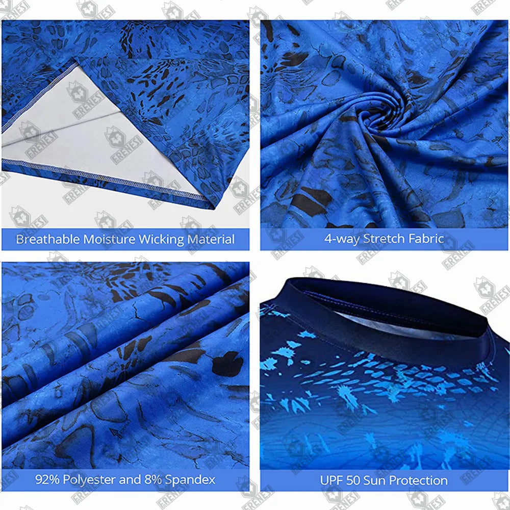 Men's UPF 50+ Fishing Hoodie Shirt