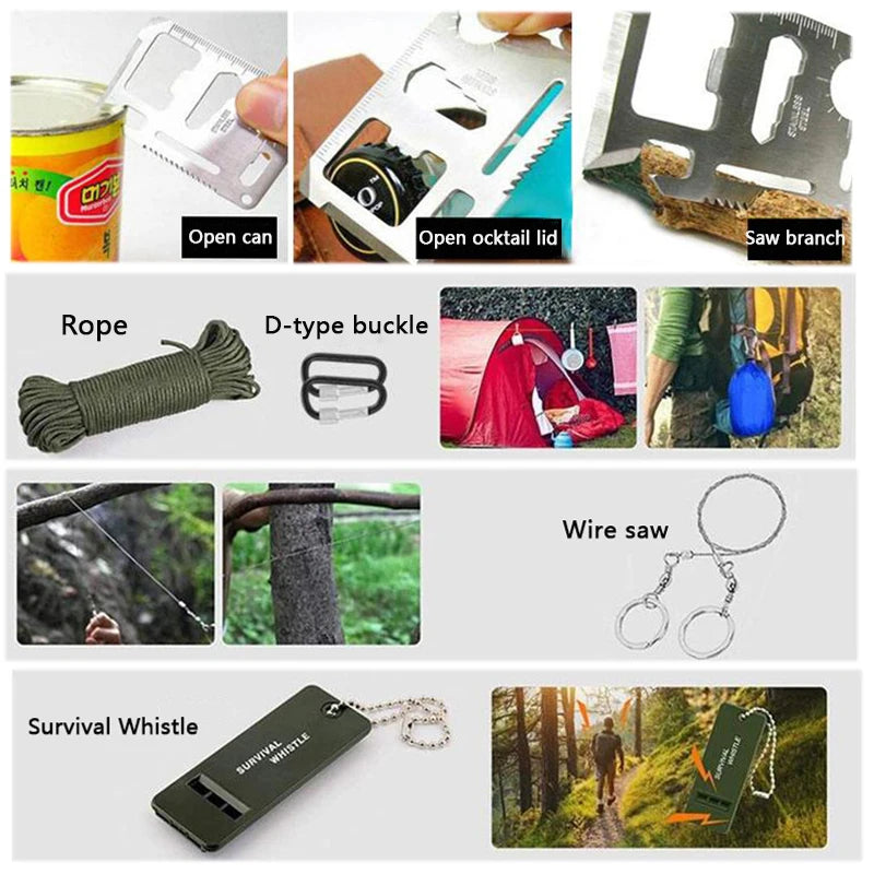 Survival First Aid Kit Molle Emergency Bag