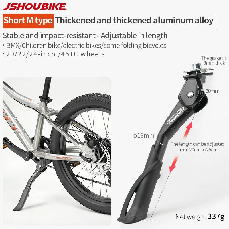 Bicycle Kickstand & E-Bike Side Stand