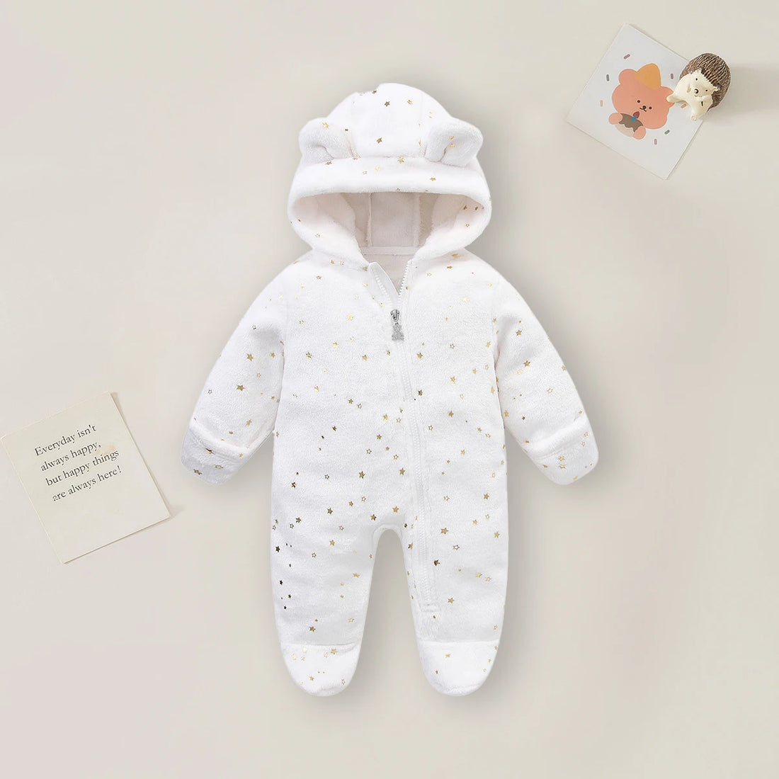 Flannel Baby Romper