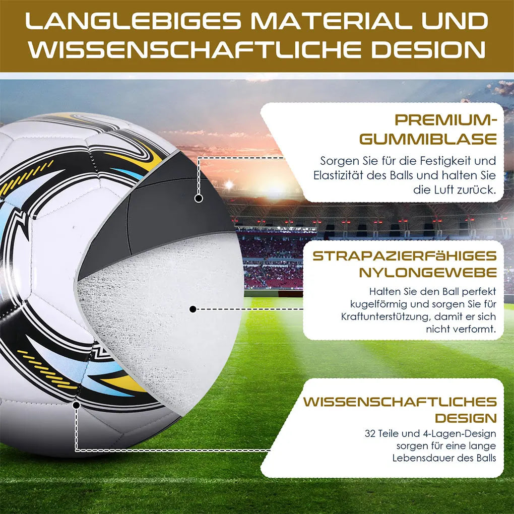 Official Size 5 PVC Soccer Ball – Match & Training