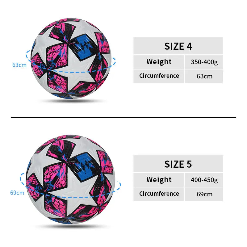 Professional PU Soccer Ball – Size 4/5