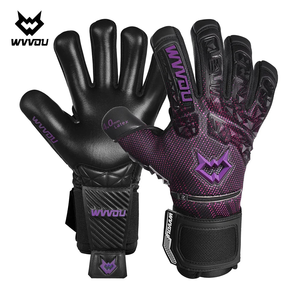 WVVOU Soccer Goalkeeper Gloves with Finger Saves