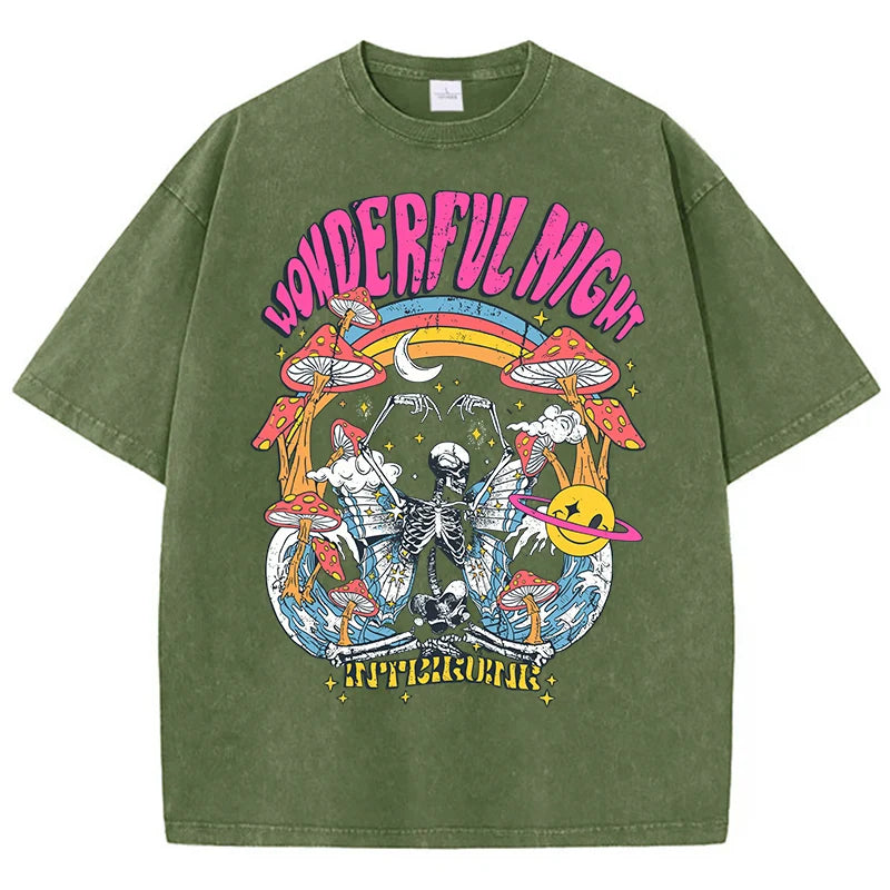 Women's Skeleton Butterfly Oversized T-Shirt