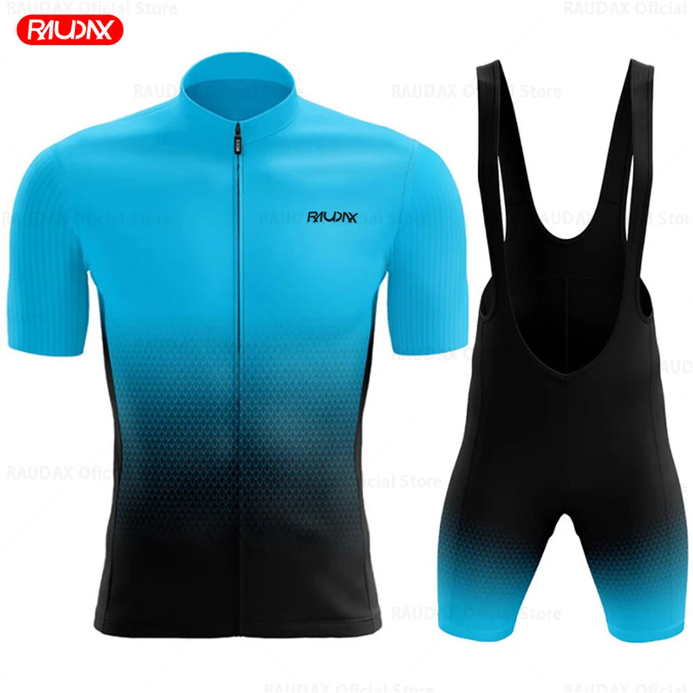 2025 Raudax Men's Cycling Jersey Set