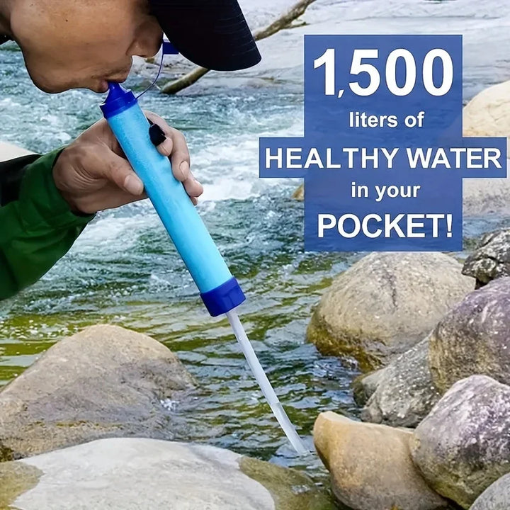 10,000 Gallon Portable Water Filter Straw