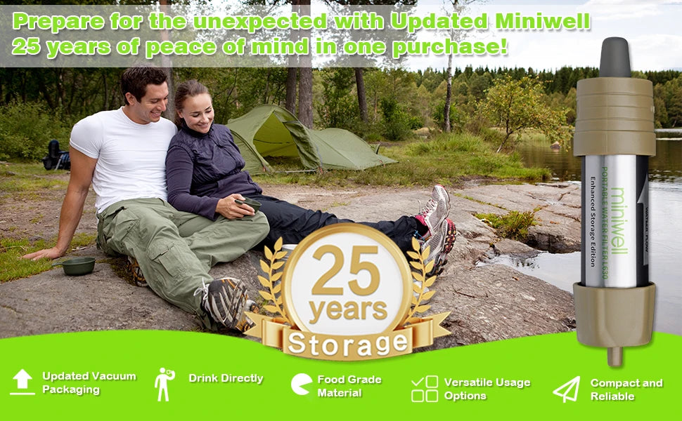 Miniwell Emergency Water Filter Straw