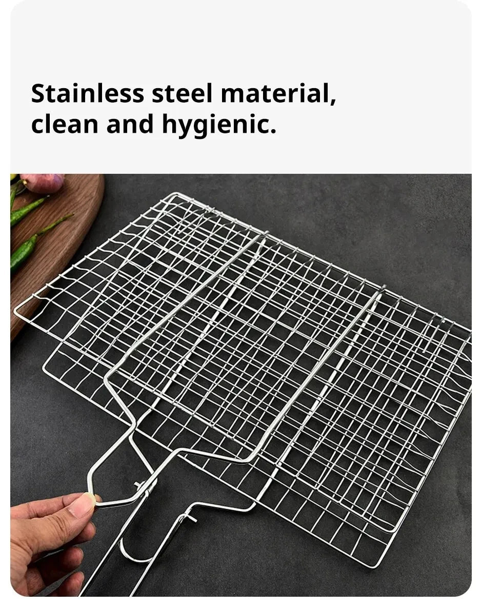 Stainless Steel BBQ Mesh Basket