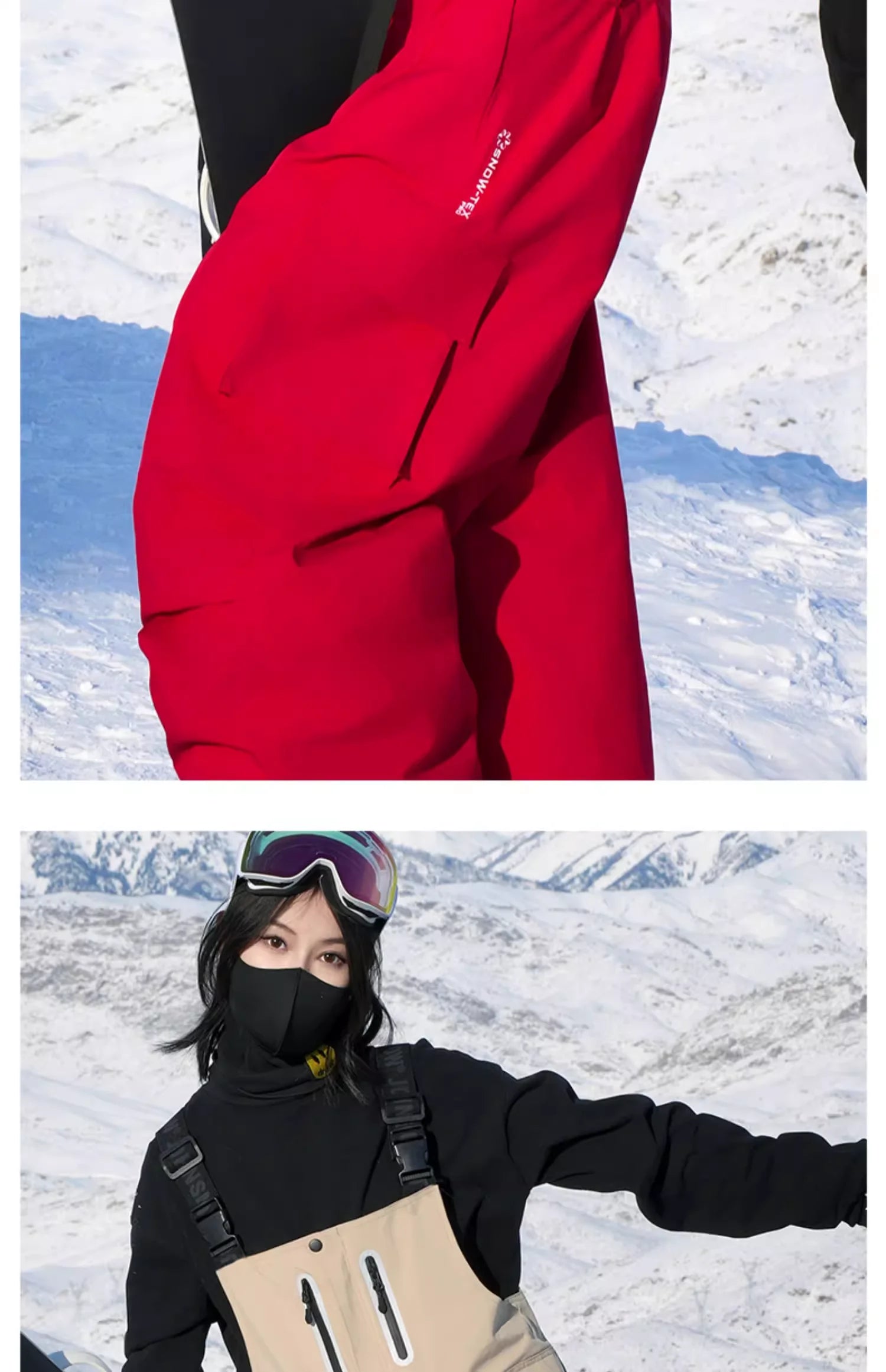 JOHN SNOW Men's Waterproof Ski Pants