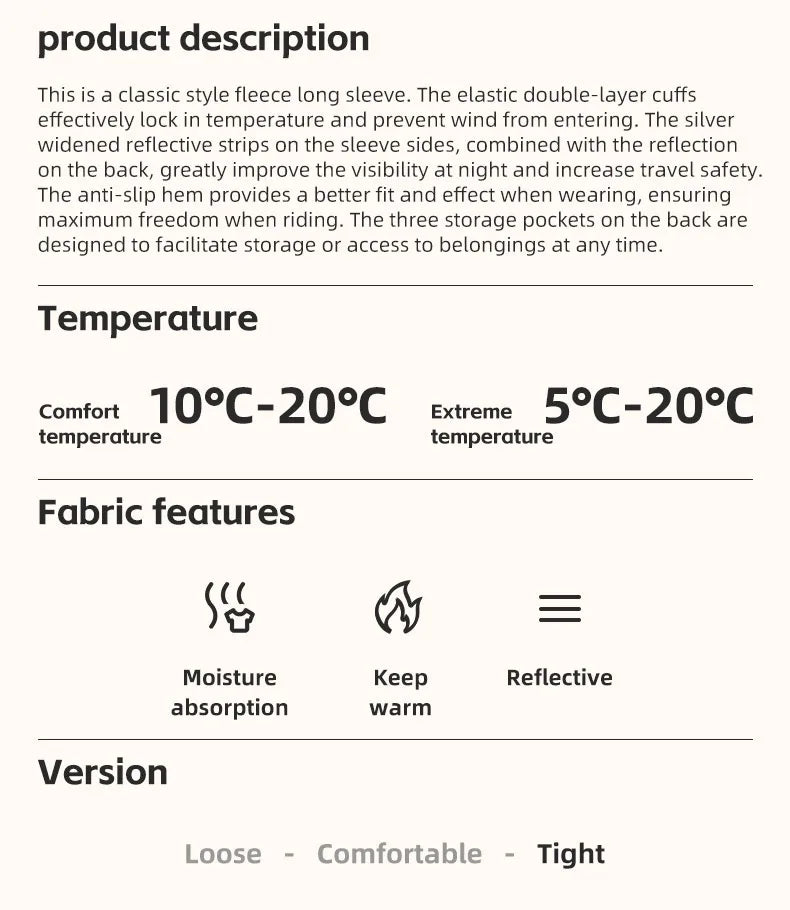 WEST BIKING Winter Fleece Cycling Jersey