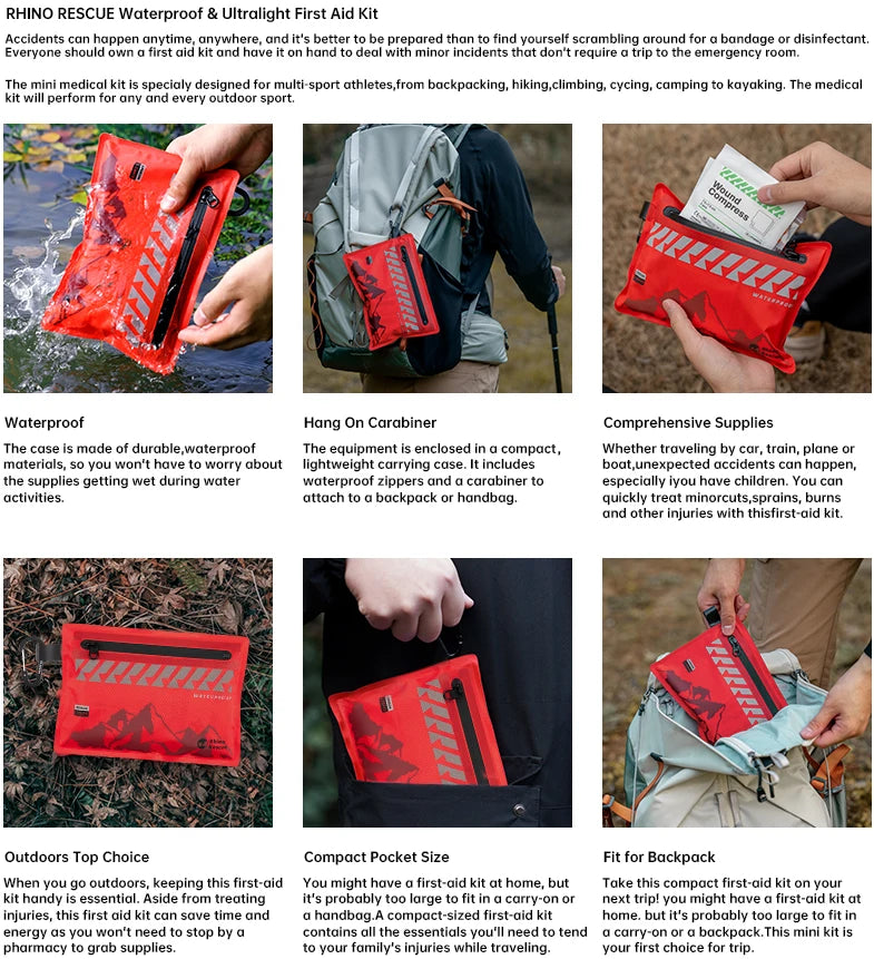 RHINO RESCUE 105PC Ultralight First Aid Kit