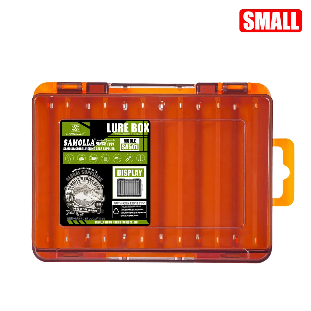 Double-Sided Fishing Tackle Box