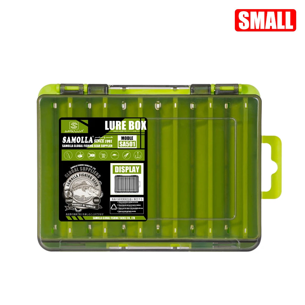 Double-Sided Fishing Tackle Box