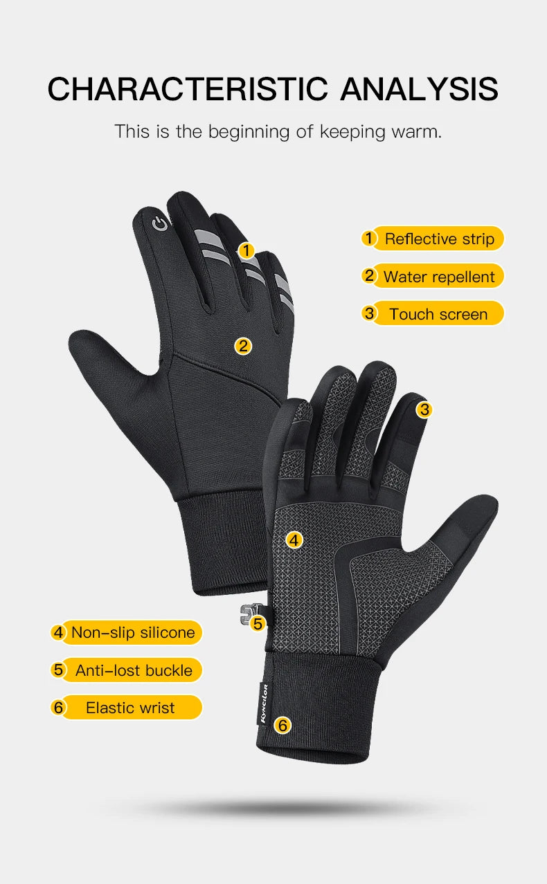 Waterproof Winter Cycling Gloves