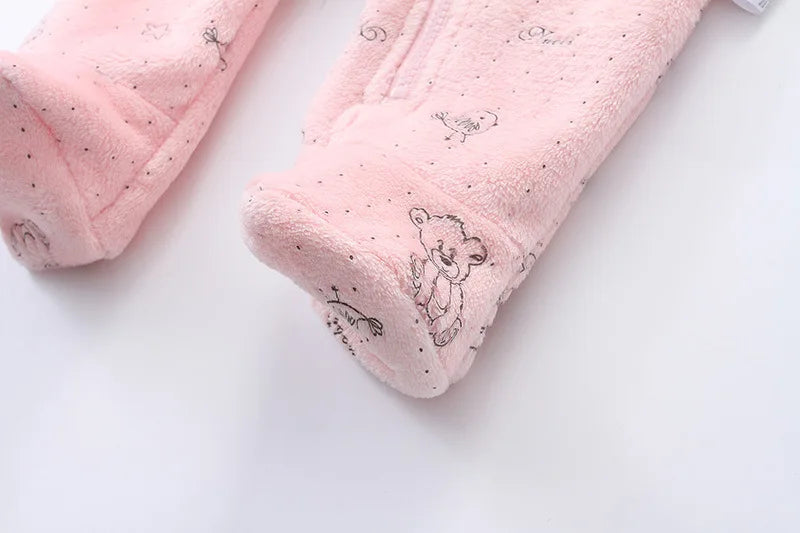 Flannel Baby Romper