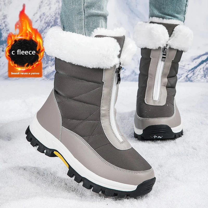 2025 New Women's Fur Snow Boots