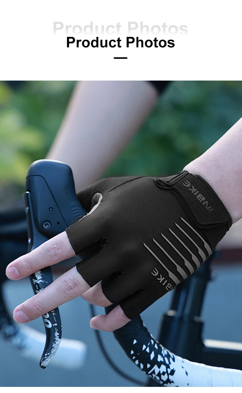 INBIKE Shock‑Absorbing Gel Pad Cycling Gloves