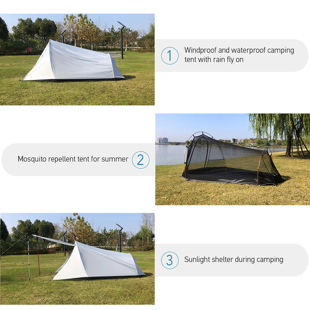 2-Person Outdoor Camping Tent – Water Resistant