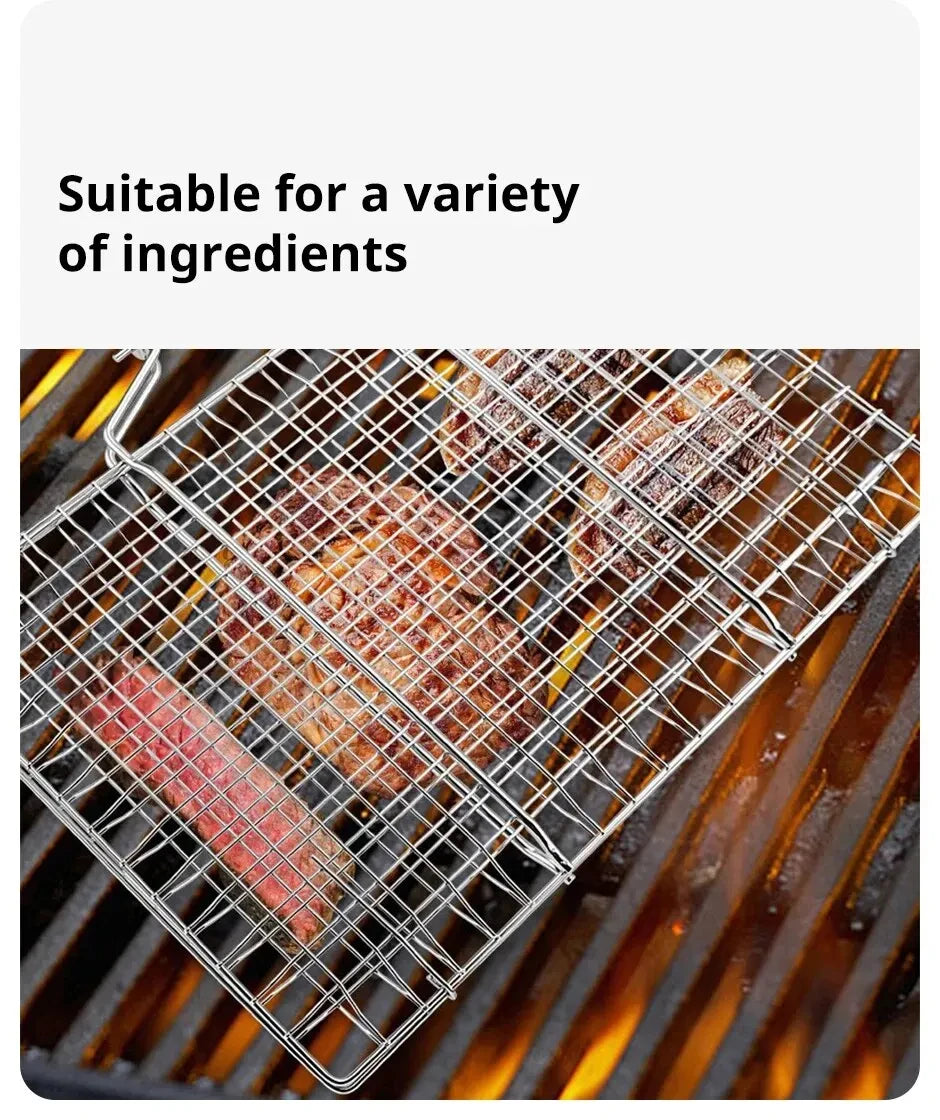 Stainless Steel BBQ Mesh Basket