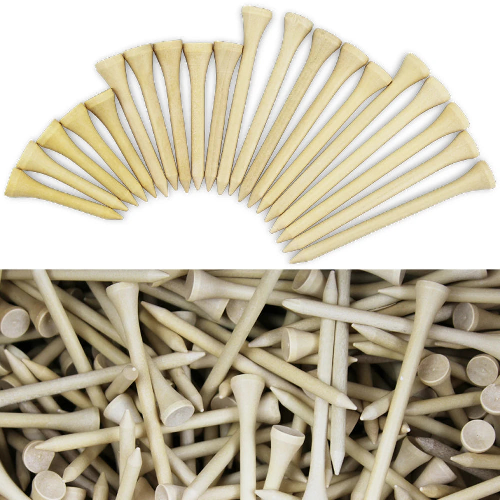 100pcs Wooden  Golf Tees