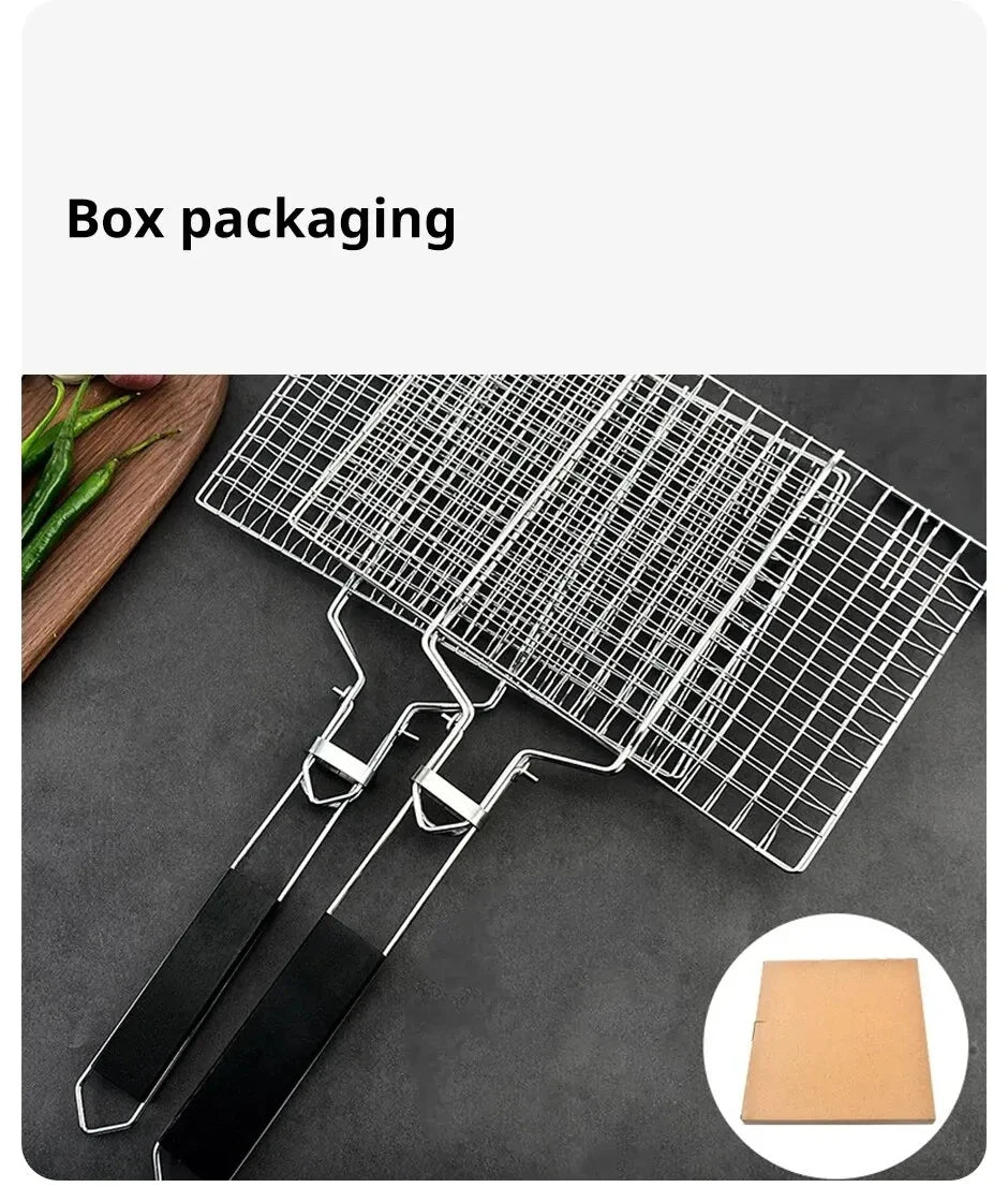 Stainless Steel BBQ Mesh Basket