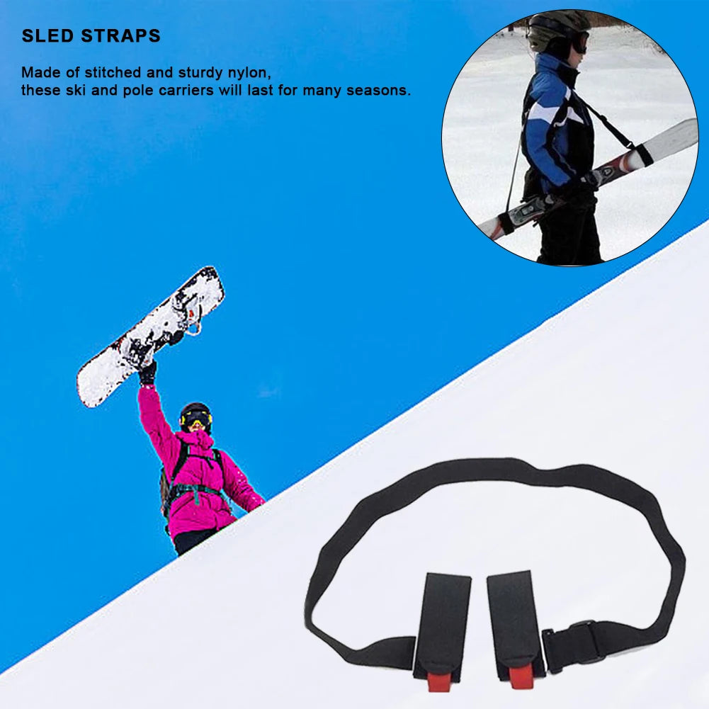 Adjustable Ski & Snowboard Shoulder Carrier Strap