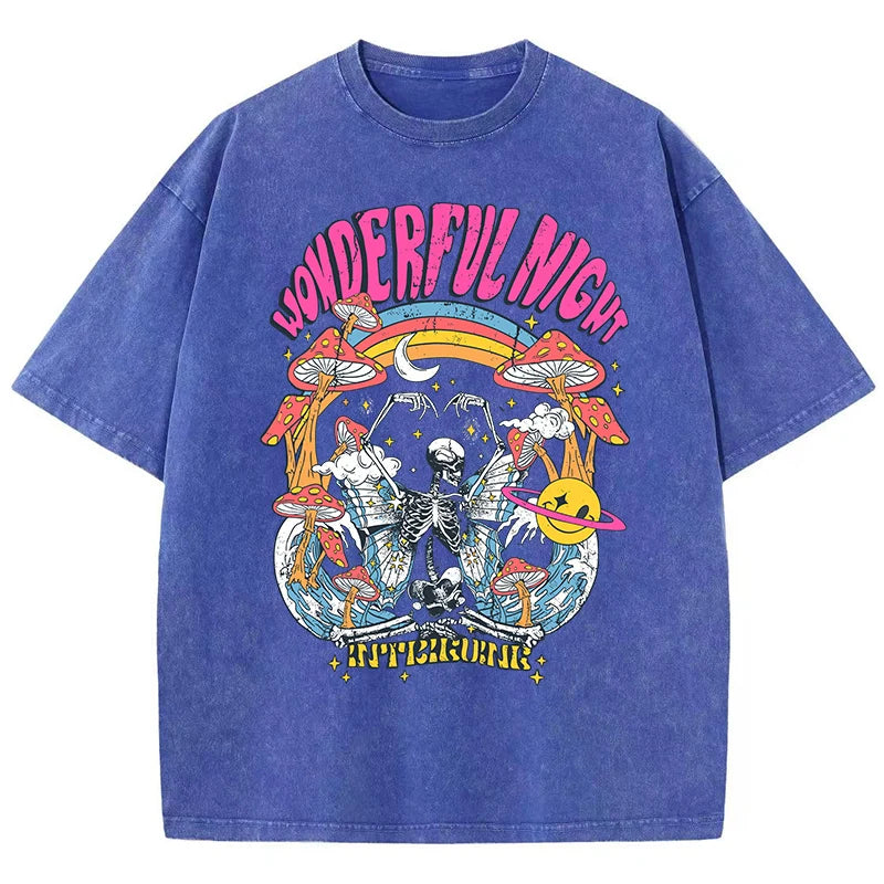 Women's Skeleton Butterfly Oversized T-Shirt