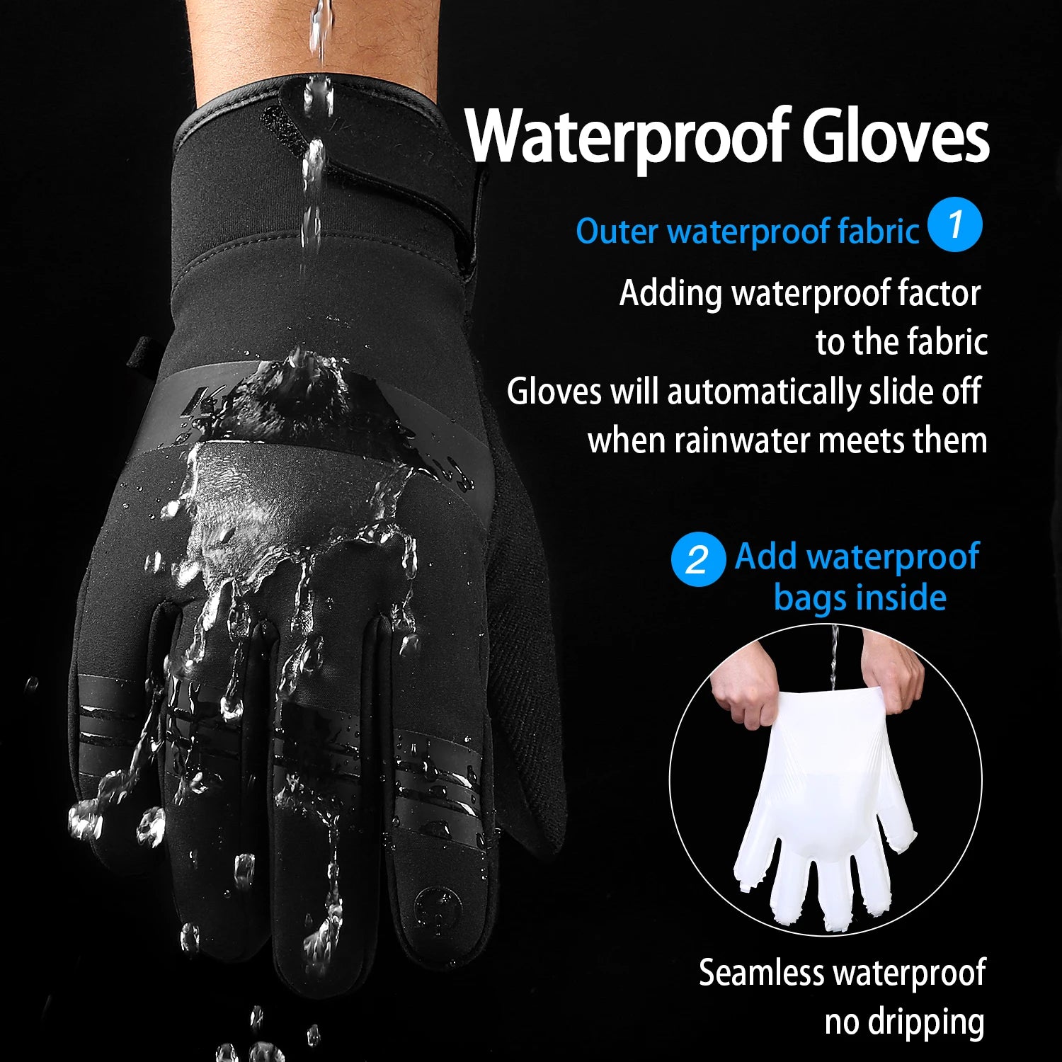 Waterproof Winter Cycling Gloves