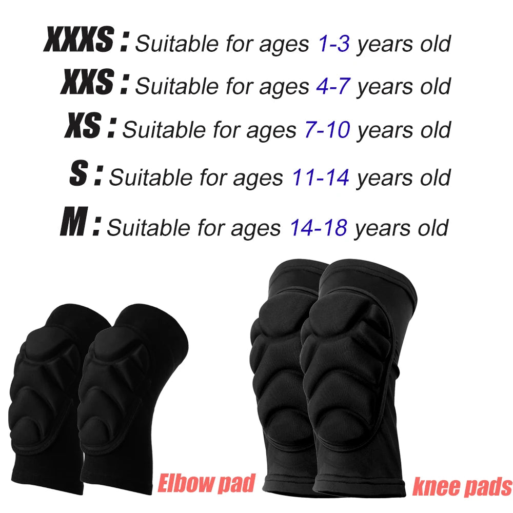 Kids Knee and Elbow Pads Set