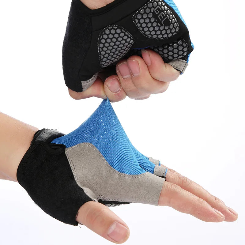 Unisex Fingerless Anti-Slip Breathable Cycling Gloves