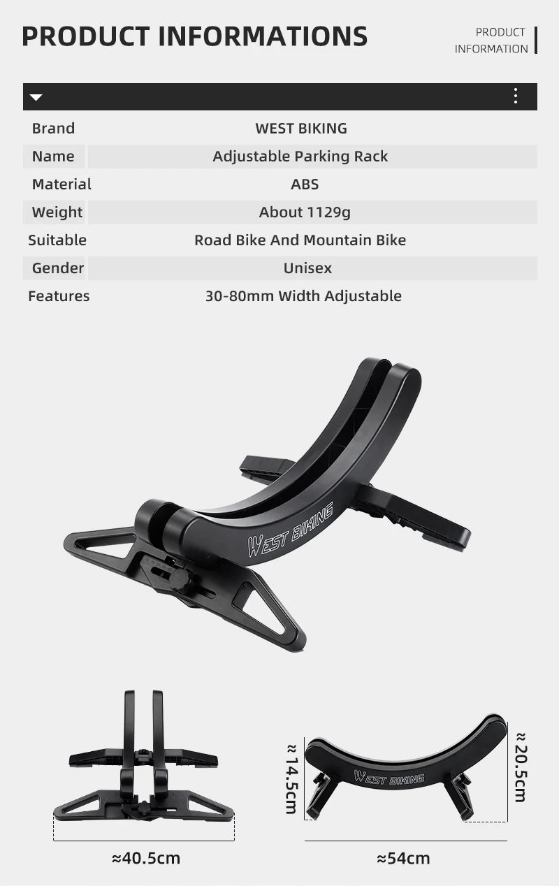 WEST BIKING Portable Bicycle Display Stand