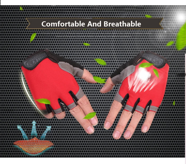 Breathable Half Finger Cycling & Fitness Gloves