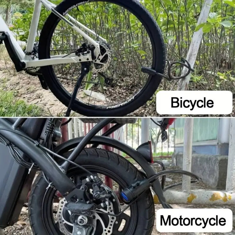 Anti-Theft Bike Lock with 2 Keys